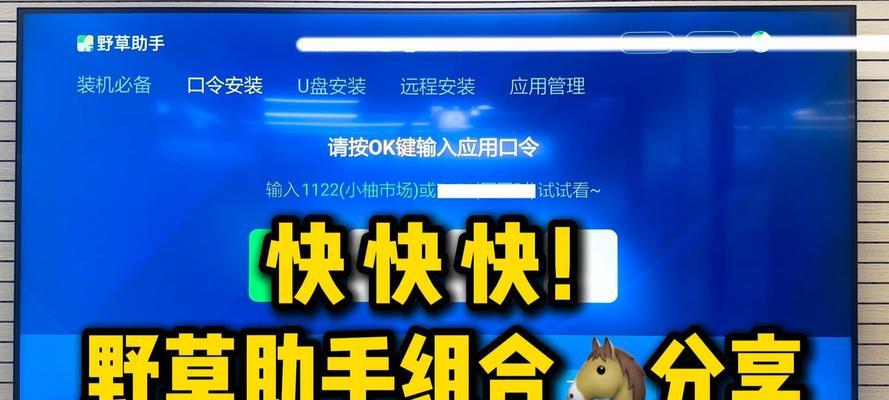 野草助手在创维电视上使用方法是什么？如何安装？