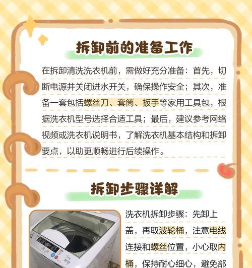 洗衣机自动拆卸清洗的有效方法（节省时间又省心的洗衣机清洁方式）