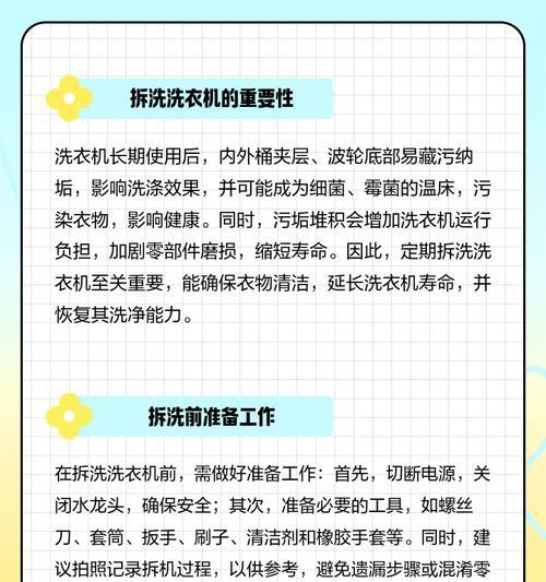 洗衣机自动拆卸清洗的有效方法（节省时间又省心的洗衣机清洁方式）