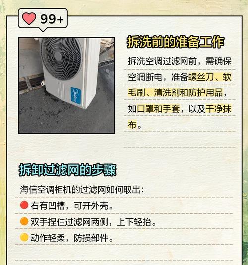 空调清洗方法详解（拆下来清洗空调的步骤和注意事项）